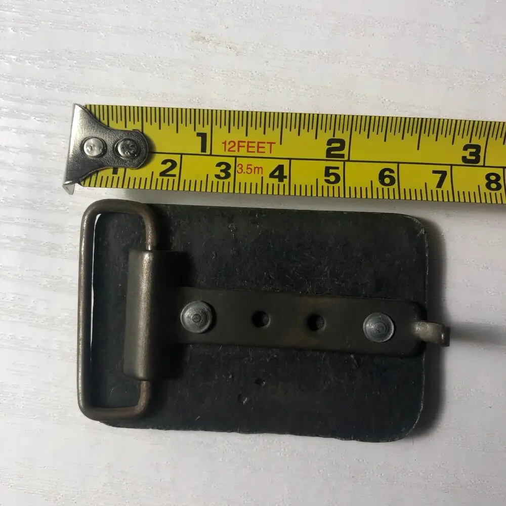 Vintage 1970s 70s Winchester Repeating Arms New Haven Belt Buckle Western